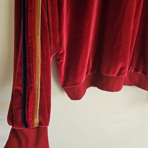 Aviator Nation Red Velvet Relaxed Sweatshirt - Picture 6 of 11